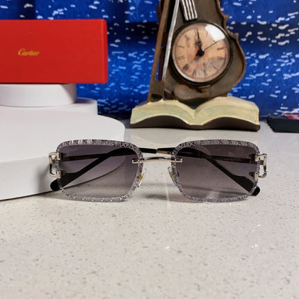 CARTIER 26S RIMLESS FRAME IN METAL 439653