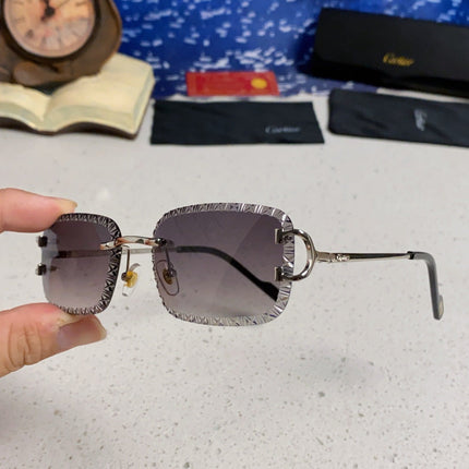 CARTIER 26S RIMLESS FRAME IN METAL 439653