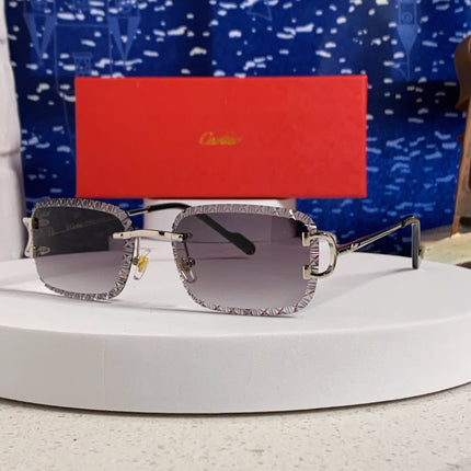 CARTIER 26S RIMLESS FRAME IN METAL 439653