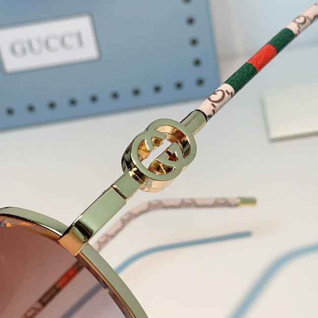 GUCCI 26S POLYGONAL FRAME IN METAL 426440