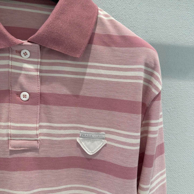 PRADA 26S LONG SLEEVED POLO SHIRT 820