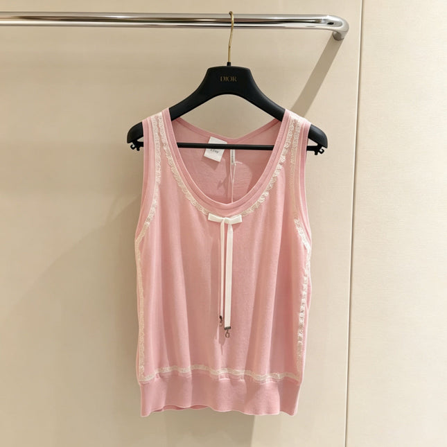 DIOR 26S KNIT SLEEVELESS TOP 1295
