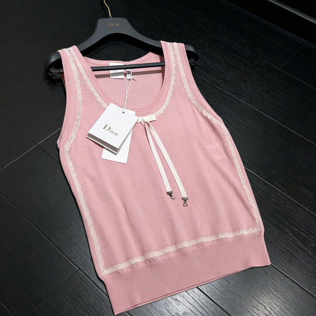 DIOR 26S KNIT SLEEVELESS TOP 1295