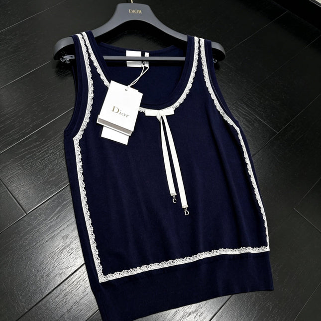 DIOR 26S KNIT SLEEVELESS TOP 1294