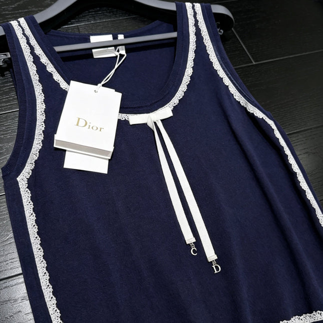 DIOR 26S KNIT SLEEVELESS TOP 1294