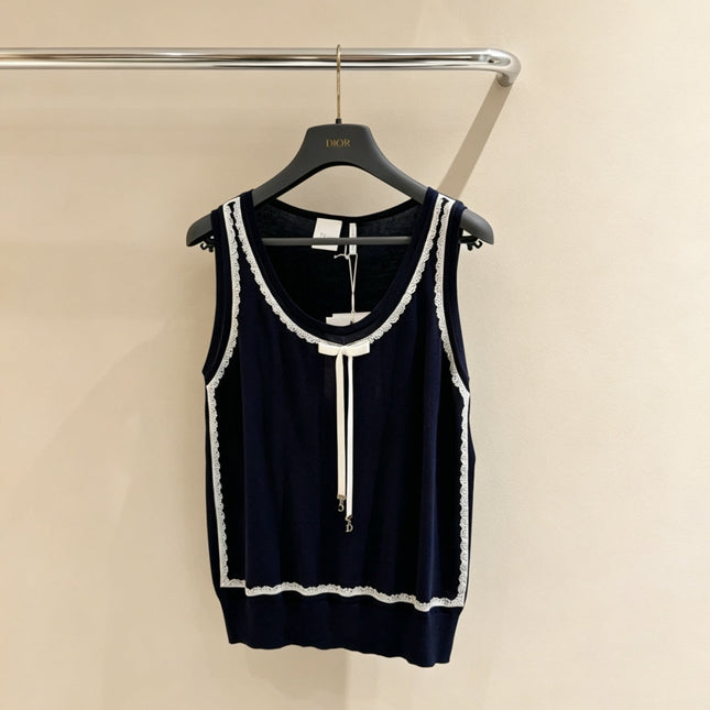 DIOR 26S KNIT SLEEVELESS TOP 1294