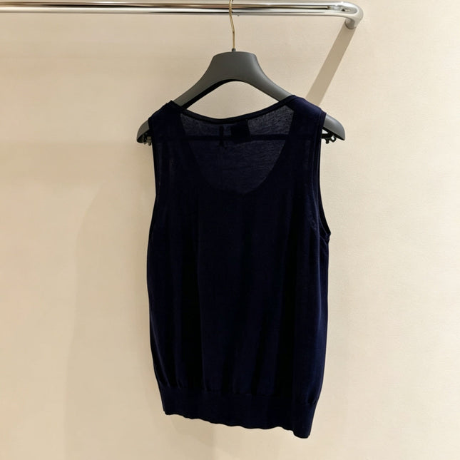 DIOR 26S KNIT SLEEVELESS TOP 1294