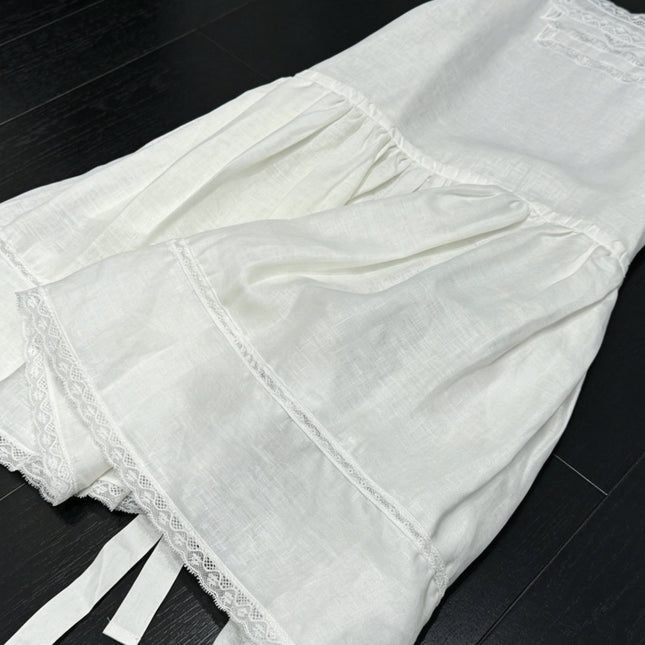 PRADA 26S LINEN SLIP DRESS 1043