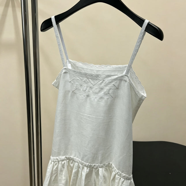 PRADA 26S LINEN SLIP DRESS 1043