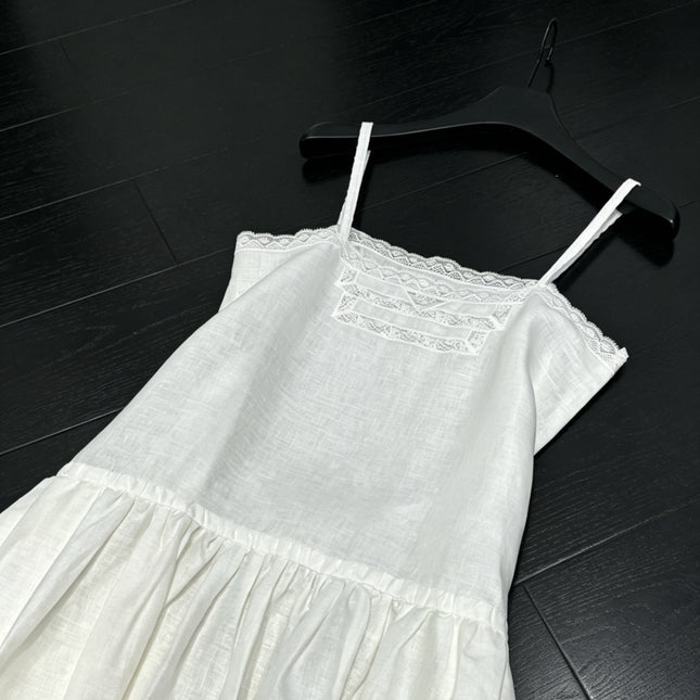PRADA 26S LINEN SLIP DRESS 1043