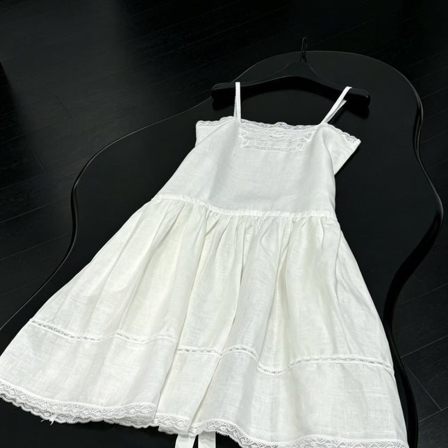 PRADA 26S LINEN SLIP DRESS 1043
