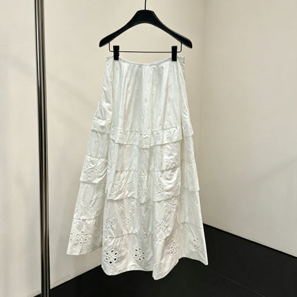 CELINE 26S TIERED SKIRT 526