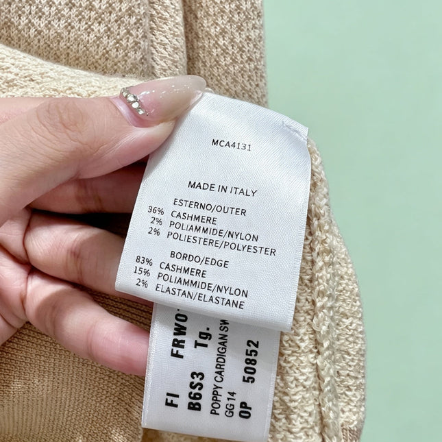 LORO PIANA 26S KNIT CARDIGAN JACKET 891