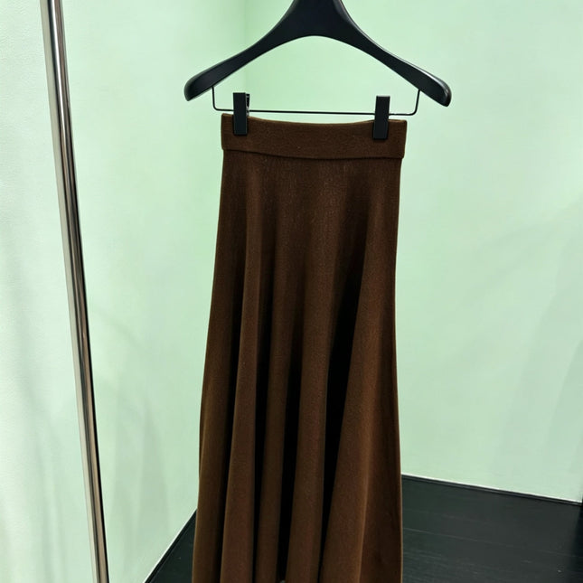 LORO PIANA 26S KNIT CARDIGAN & MAXI SKIRT SET 871