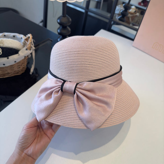 MIUMIU STRAW BUCKET HAT STYLE 53