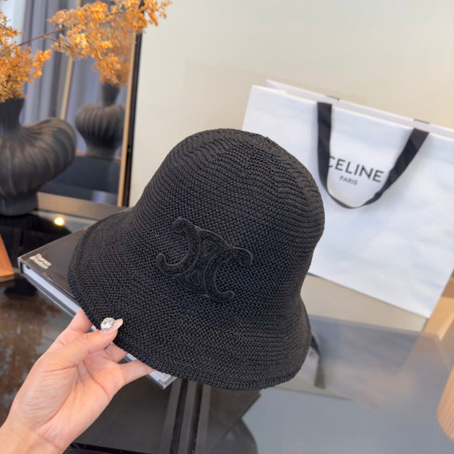 CELINE 26S TRIOMPHE BUCKET HAT STYLE 60