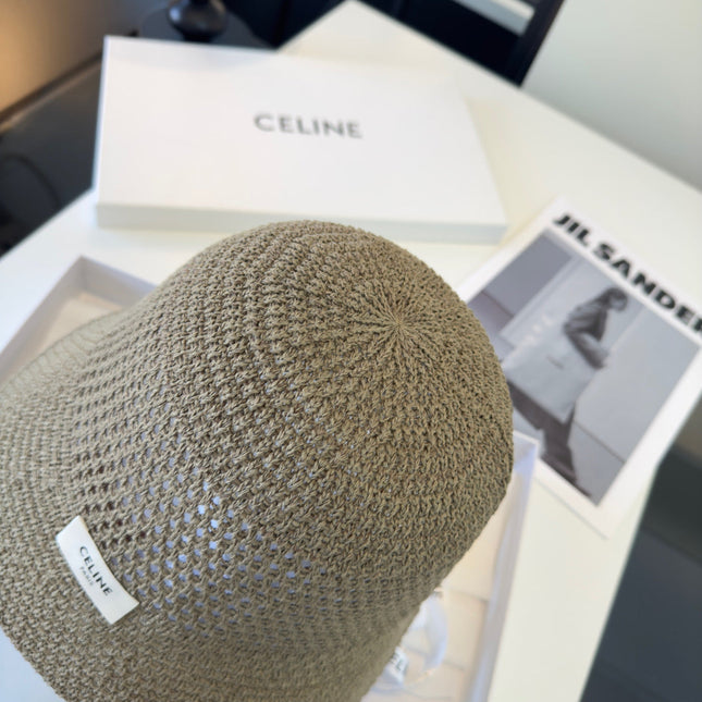 CELINE 26S CROCHET BUCKET HAT STYLE 19