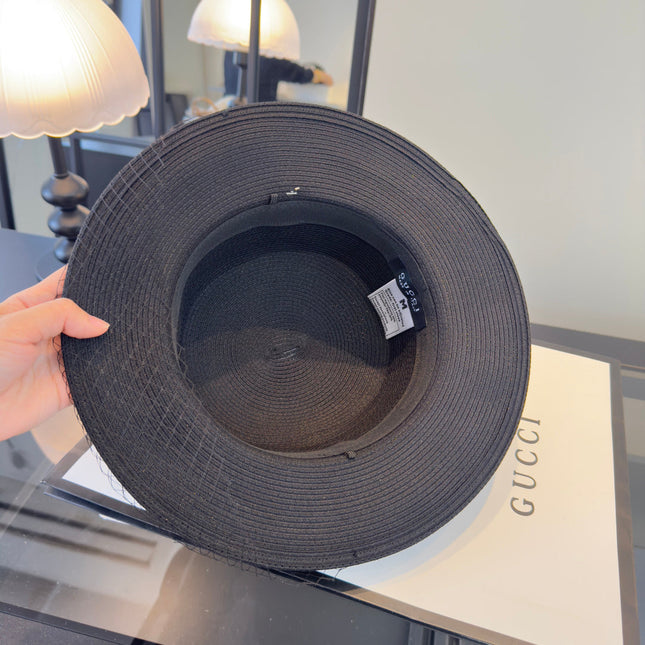 GUCCI 26S WIDE-BRIMMED STRAW HAT 147