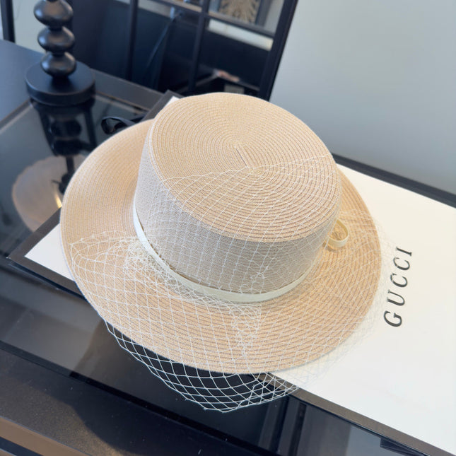 GUCCI 26S WIDE-BRIMMED STRAW HAT 146