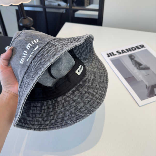 MIUMIU 26S DENIM BUCKET HAT 340424