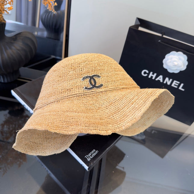 CHANEL 26S RAFFIA BUCKET HAT 335861