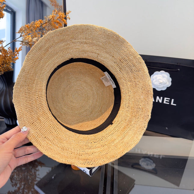 CHANEL 26S RAFFIA BUCKET HAT 335861