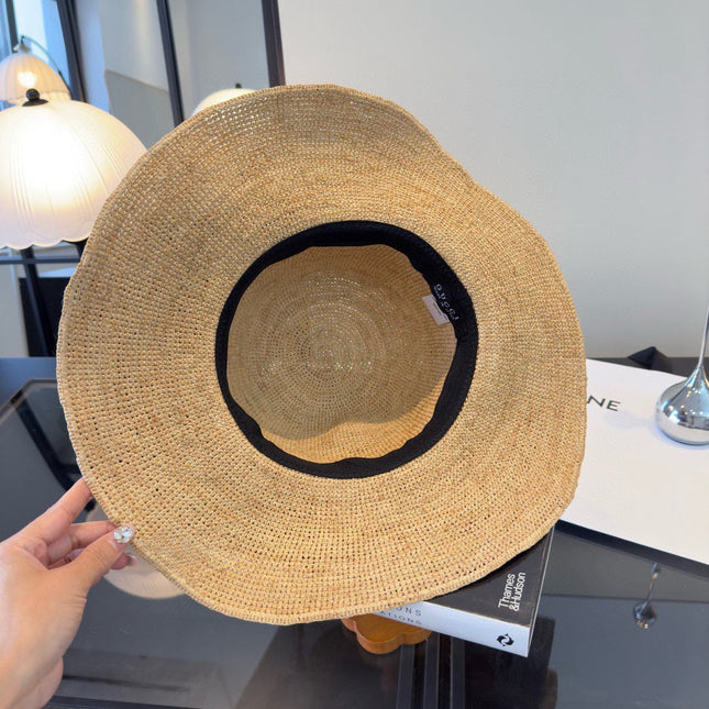 GUCCI 26S WIDE-BRIMMED STRAW HAT 224