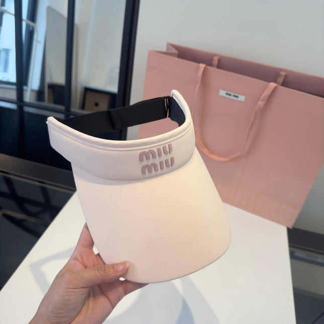 MIUMIU 26S EMBOSSED LOGO TECH VISOR 343564