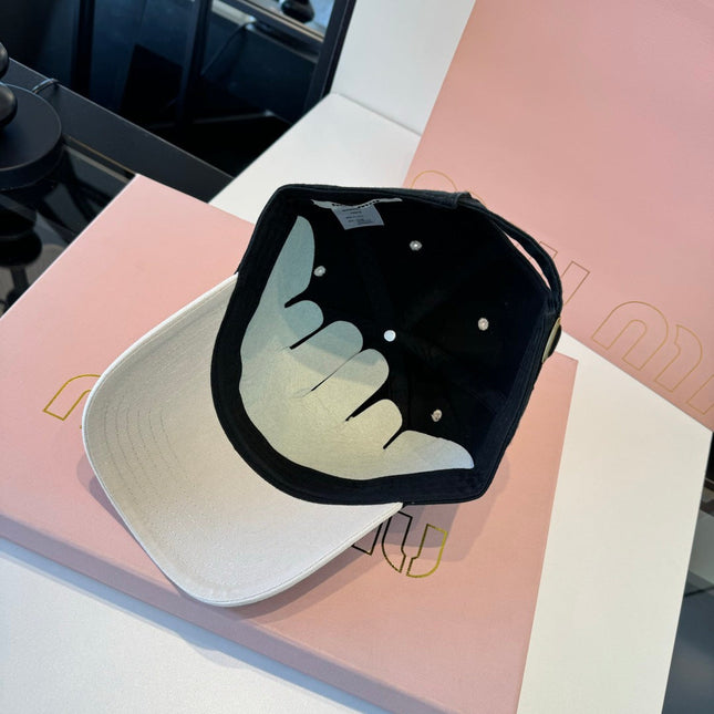MIUMIU 26S BASEBALL CAP 331385