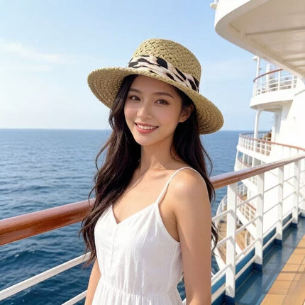 DIOR 26S STRAW BOATER HAT STYLE 164