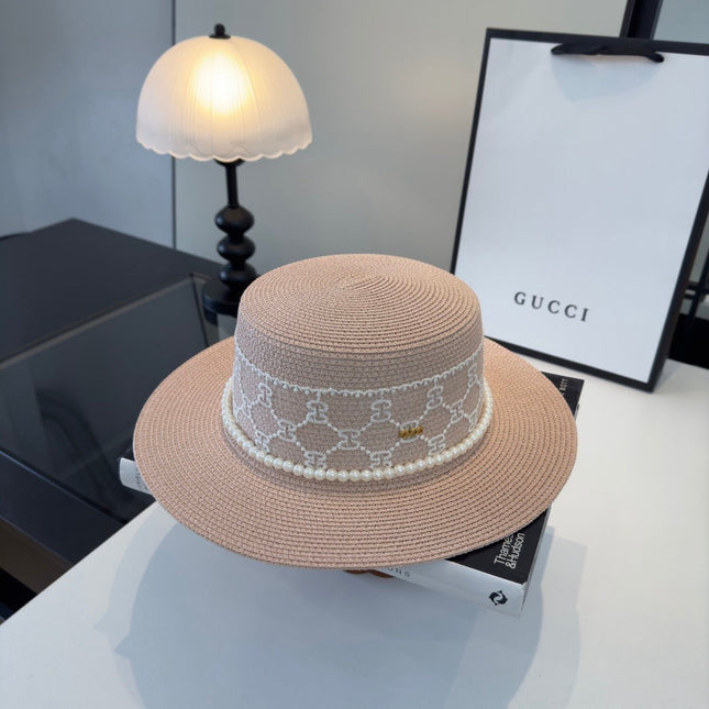GUCCI 26S WIDE-BRIMMED STRAW HAT 260
