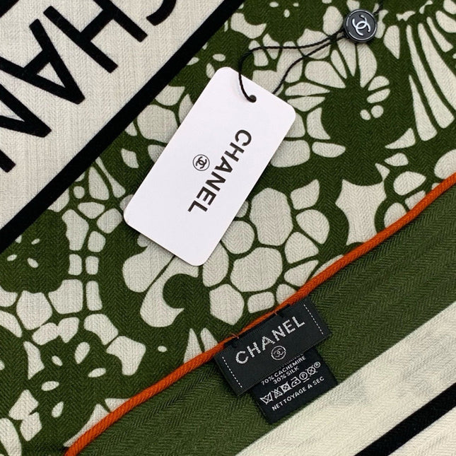 CHANEL 25S SCARF 135 CM IN CASHMERE AND SILK 943314