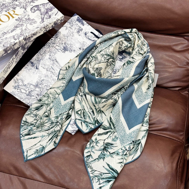 DIOR 26S SCARF 140CM IN CASHMERE SILK 119156