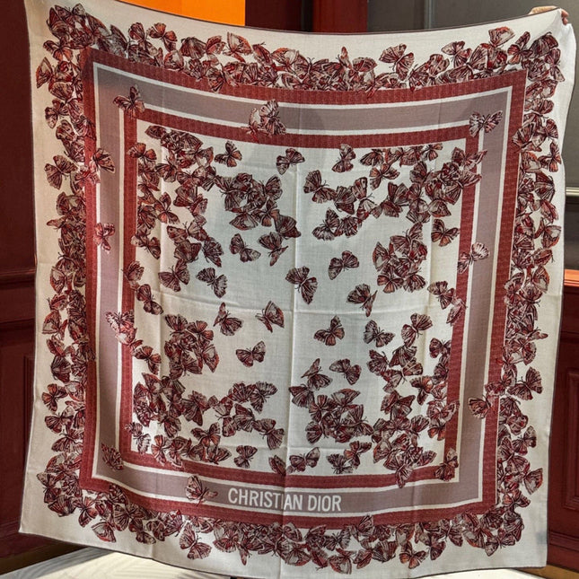 DIOR 26S SCARF 135CM IN CASHMERE SILK 126117
