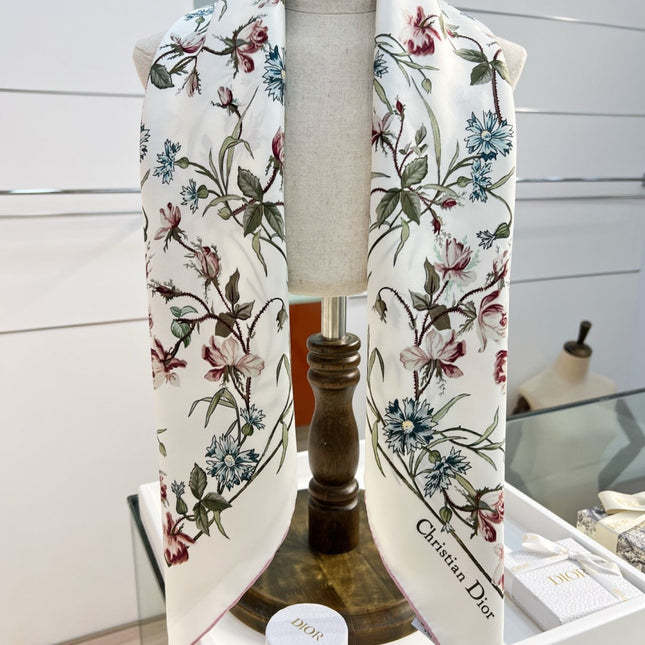 DIOR 26S SCARF 90CM IN SILK 274729