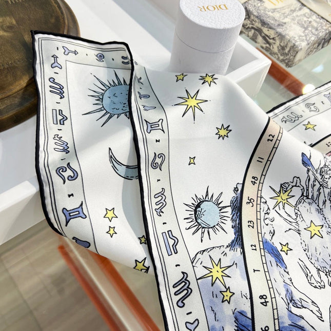 DIOR 26S SCARF 90CM IN SILK 274731