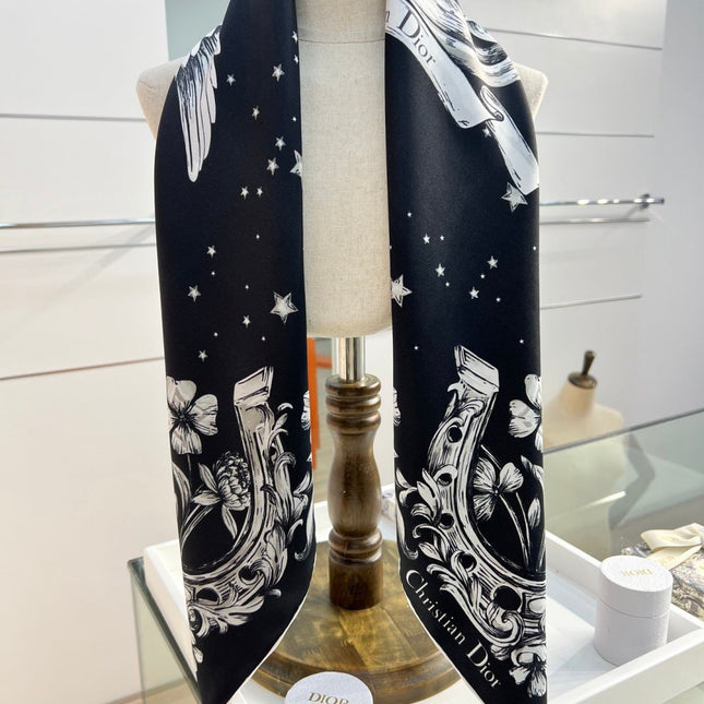 DIOR 26S SCARF 90CM IN SILK 274733