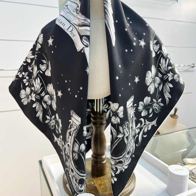 DIOR 26S SCARF 90CM IN SILK 274733