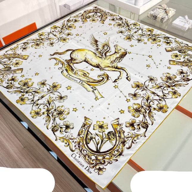 DIOR 26S SCARF 90CM IN SILK 274734