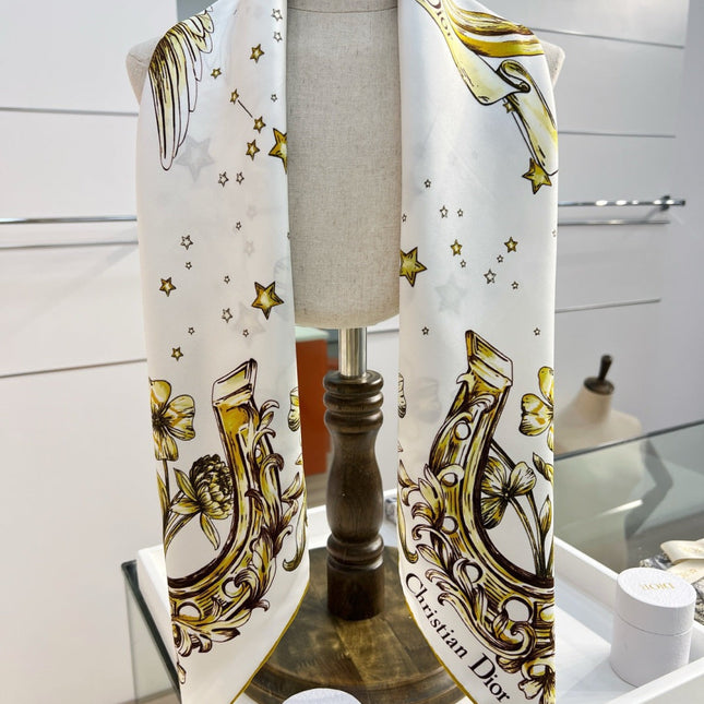 DIOR 26S SCARF 90CM IN SILK 274734