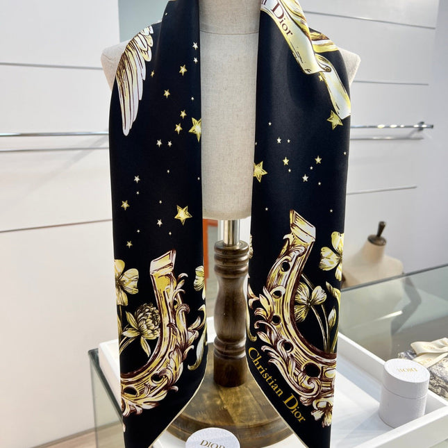 DIOR 26S SCARF 90CM IN SILK 274735