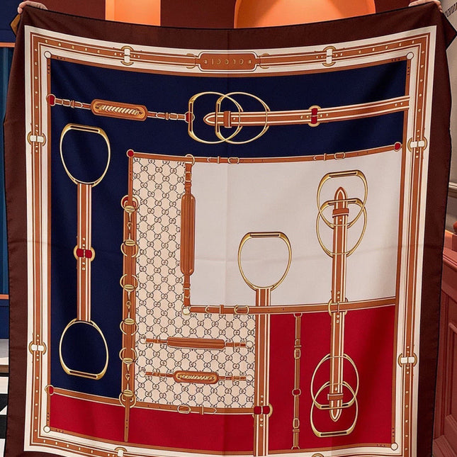 GUCCI 26S SCARF 140 IN CASHMERE AND SILK 290755