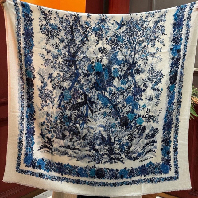 DIOR 26S SCARF 110CM IN WOOL & CASHMERE 300232