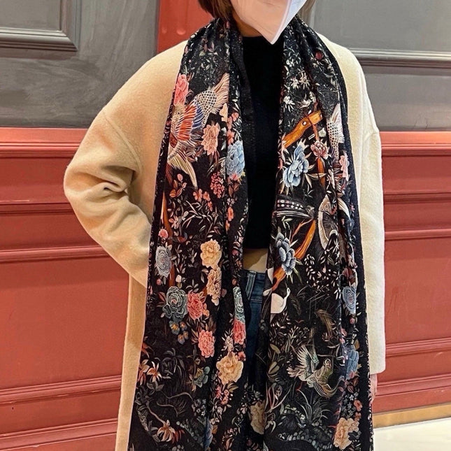 DIOR 26S SCARF 110CM IN WOOL & CASHMERE 300233