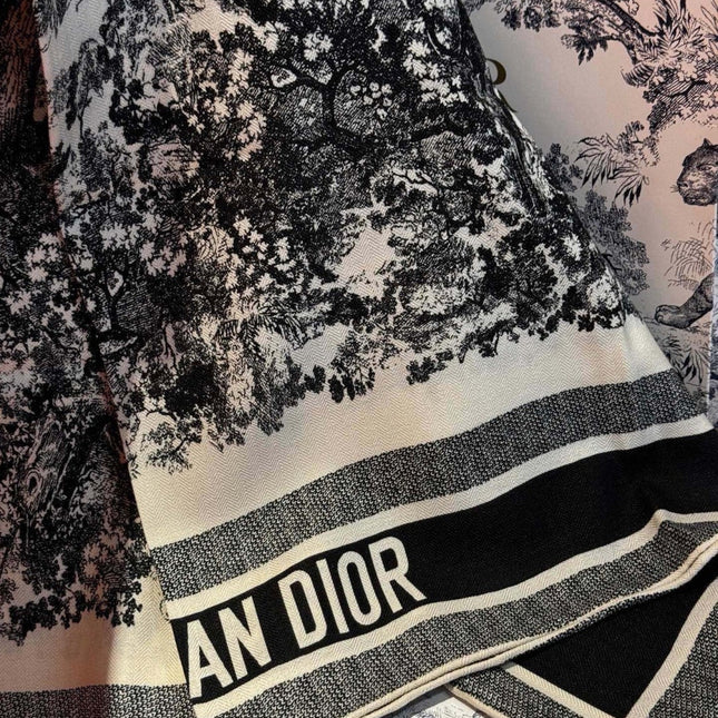 DIOR 26S SCARF 110CM IN WOOL & CASHMERE 300235