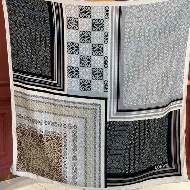 LOEWE 26S SCARF 140 IN CASHMERE SILK 303359