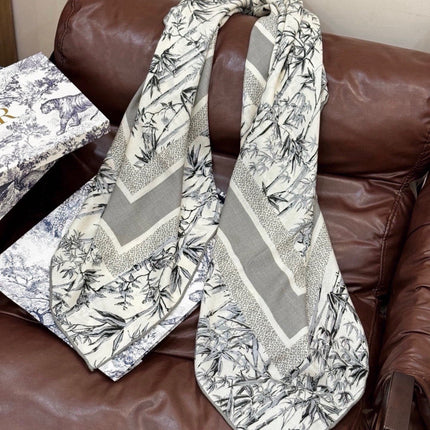 DIOR 26S SCARF 140CM IN CASHMERE SILK 304677