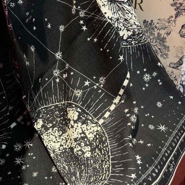 DIOR 26S SCARF 140CM IN CASHMERE SILK 304690