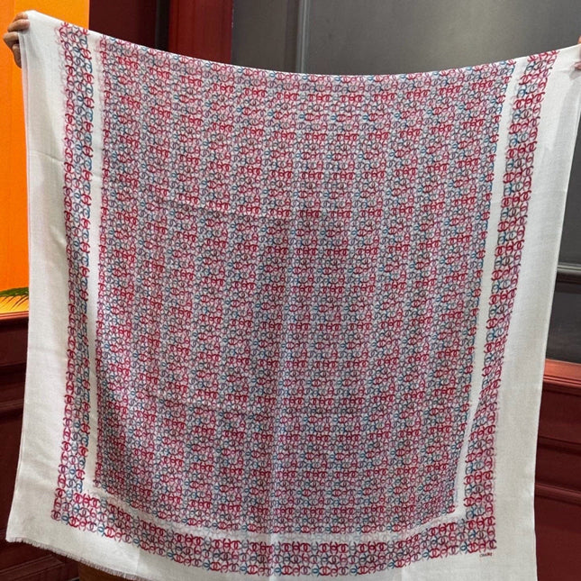 CHANEL 26S SCARF 200 IN CASHMERE AND SILK 306089