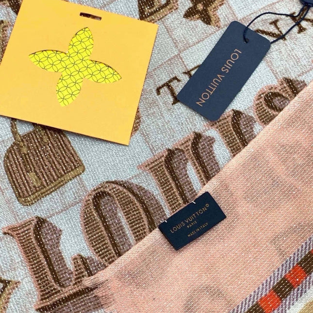 CHANEL 26S SCARF 200 IN CASHMERE AND SILK 307211